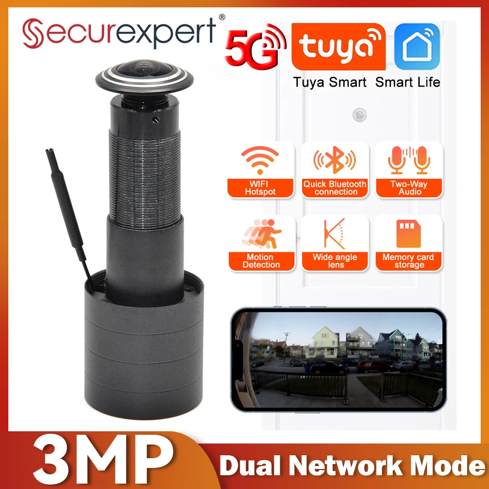 Smart Home Camera Ezviz - 3MP HD 2.4G/5G WiFi Kapı Kamerası