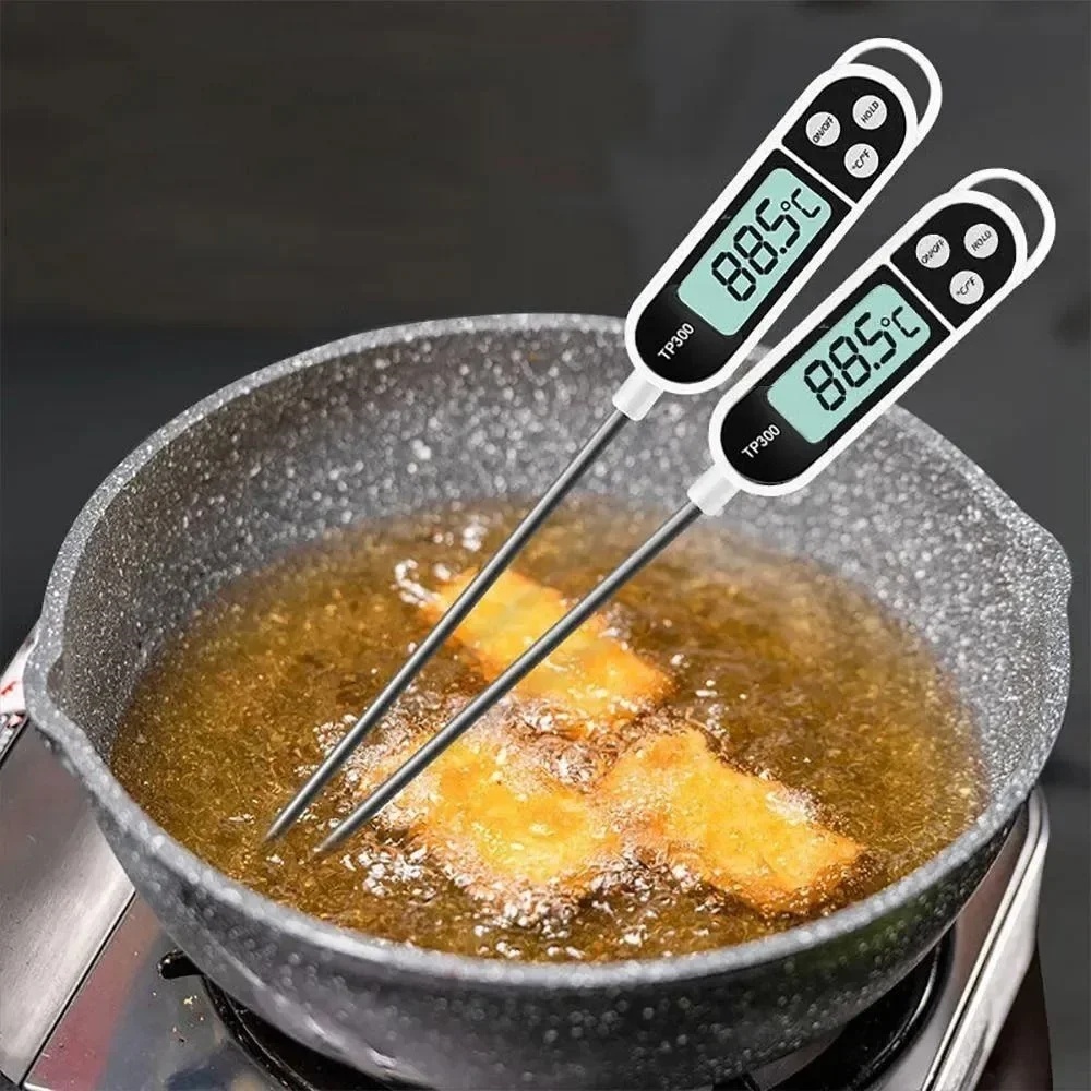 Smart Home Utensils - 1 adet Paslanmaz Çelik Dijital Prob