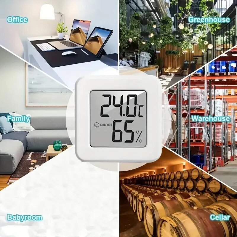 Smart Home Room - Dijital Higrometre Termometre İç Mekan Termometresi