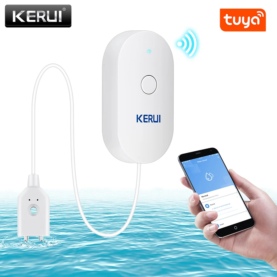 Smart Home Kitchen - KERUI WiFi Su Sensörü Akıllı Ev