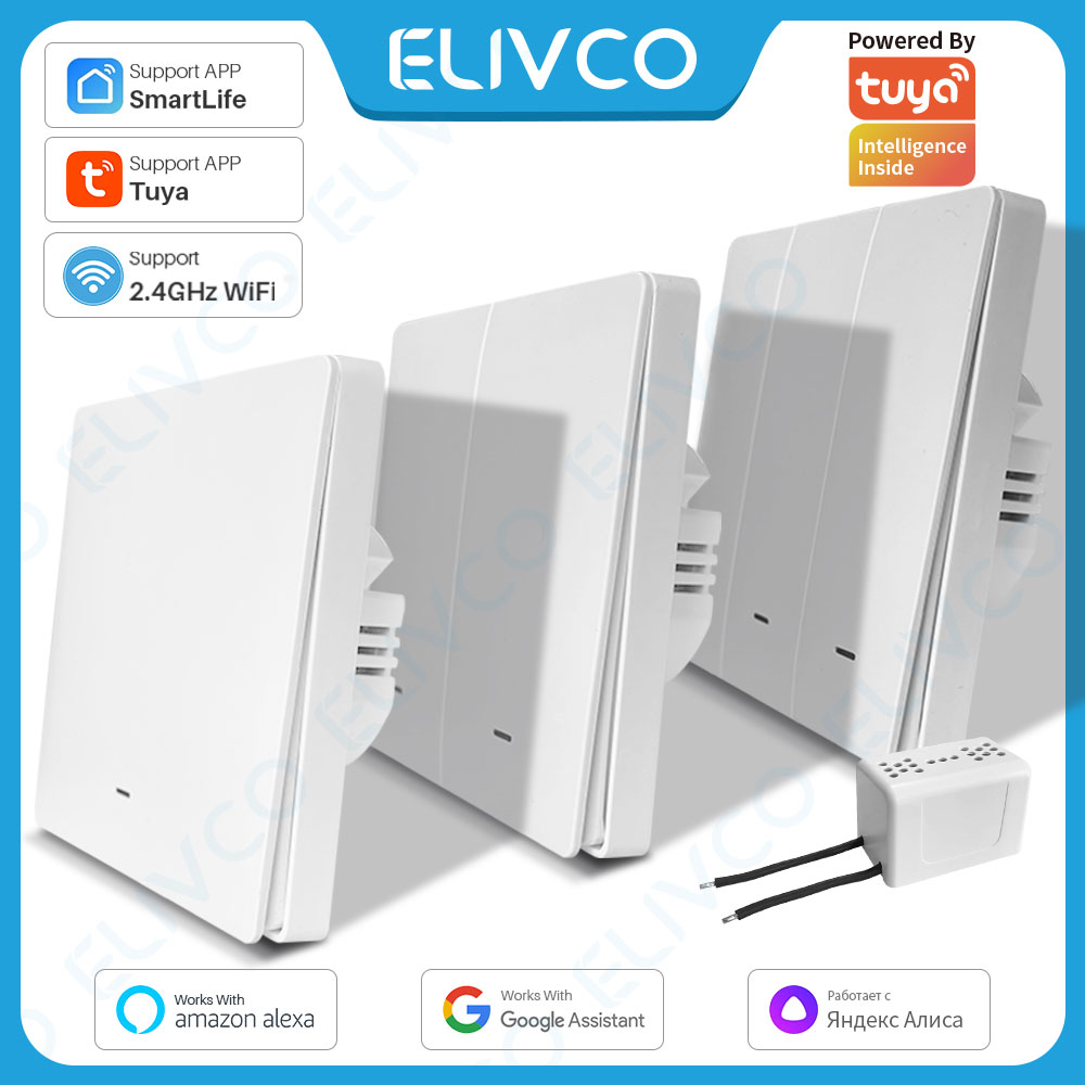 Smart Home Lighting Control - Tuya Wifi Akıllı Anahtar Nötr Kablo