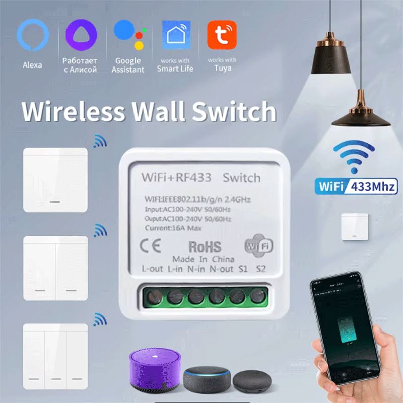 Smart Home Web - Tuya WiFi Akıllı Işık Anahtarı Akıllı