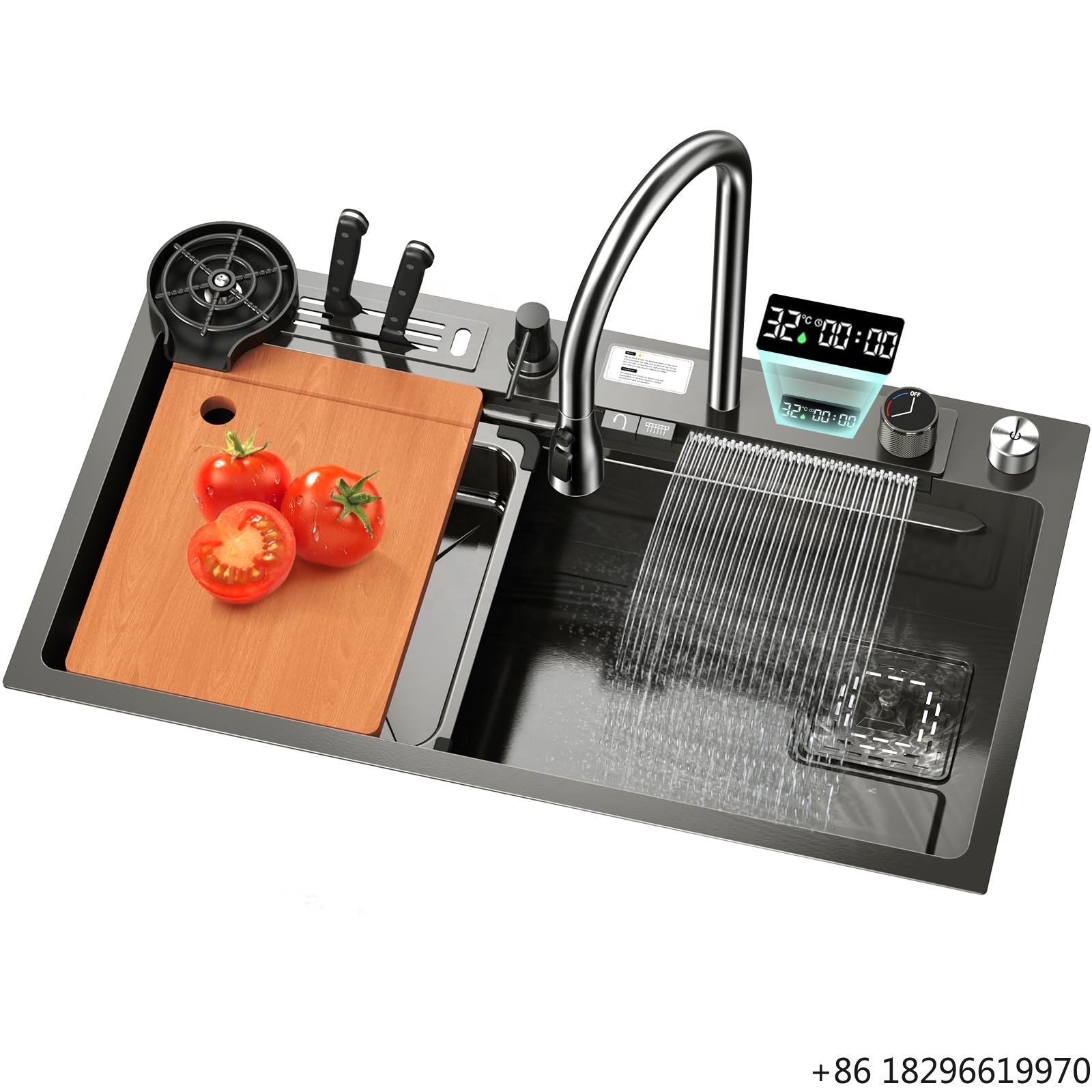 Smart Home Kitchen - Modern Akıllı Paslanmaz Çelik Nano Siyah