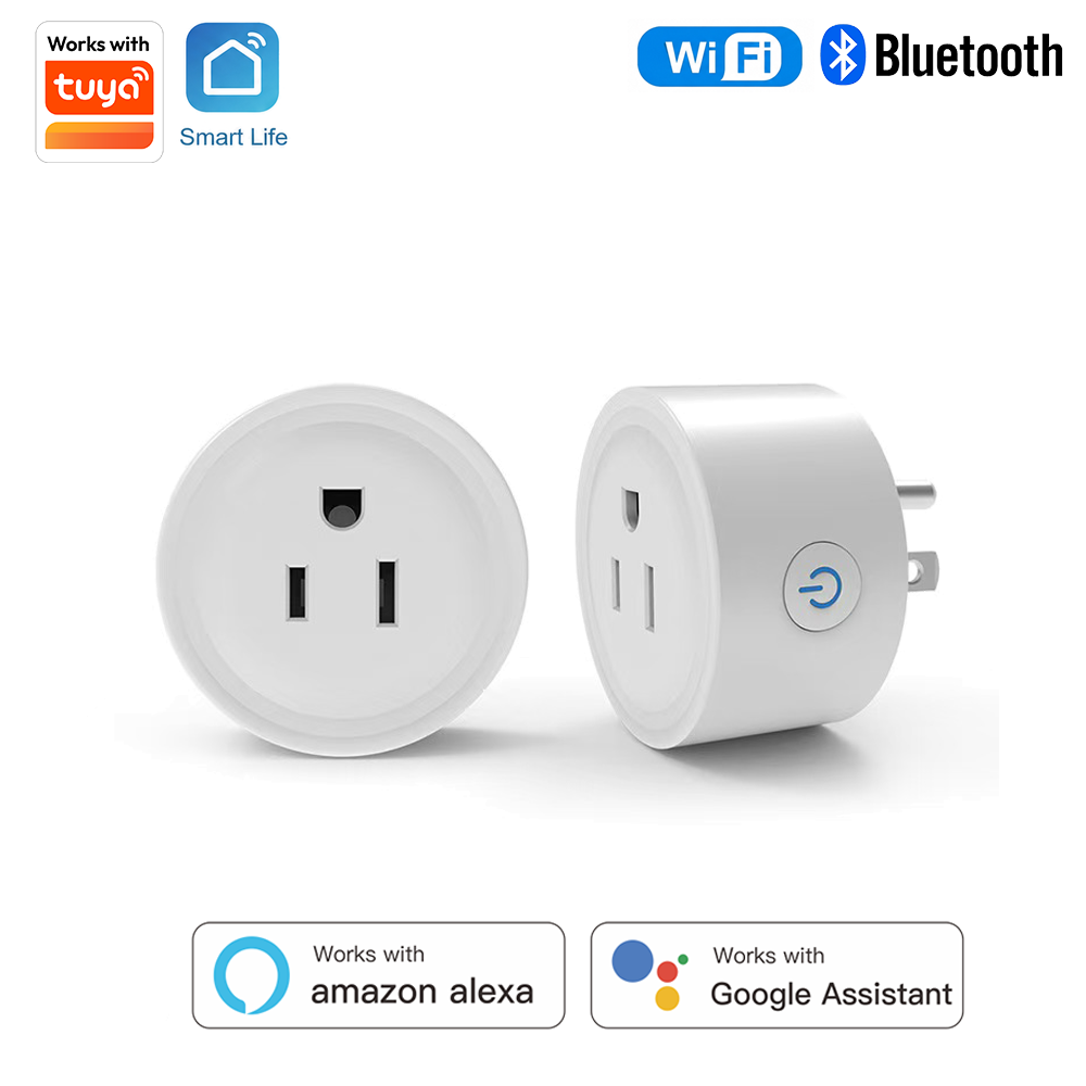 Smart Home Web - Tuya ABD Standartlarında 10A Akıllı Yuvarlak