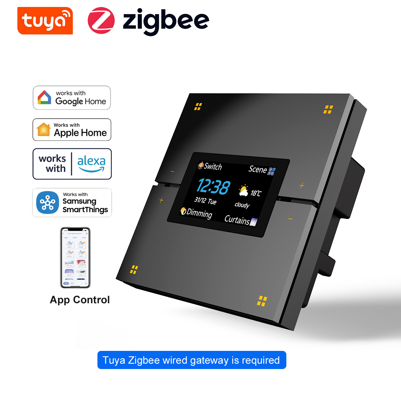 Smart Home Lighting Control - M9 Pro 8 Düğmeli İngiliz Tipi
