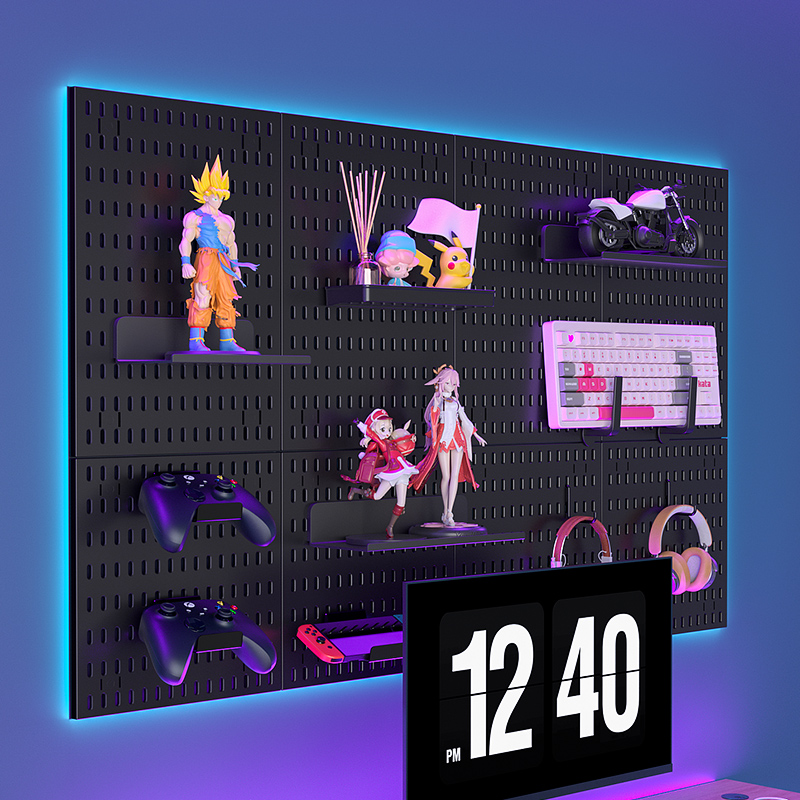 Smart Home Room - Duvara Monte Pegboard, Ev ve Ofis