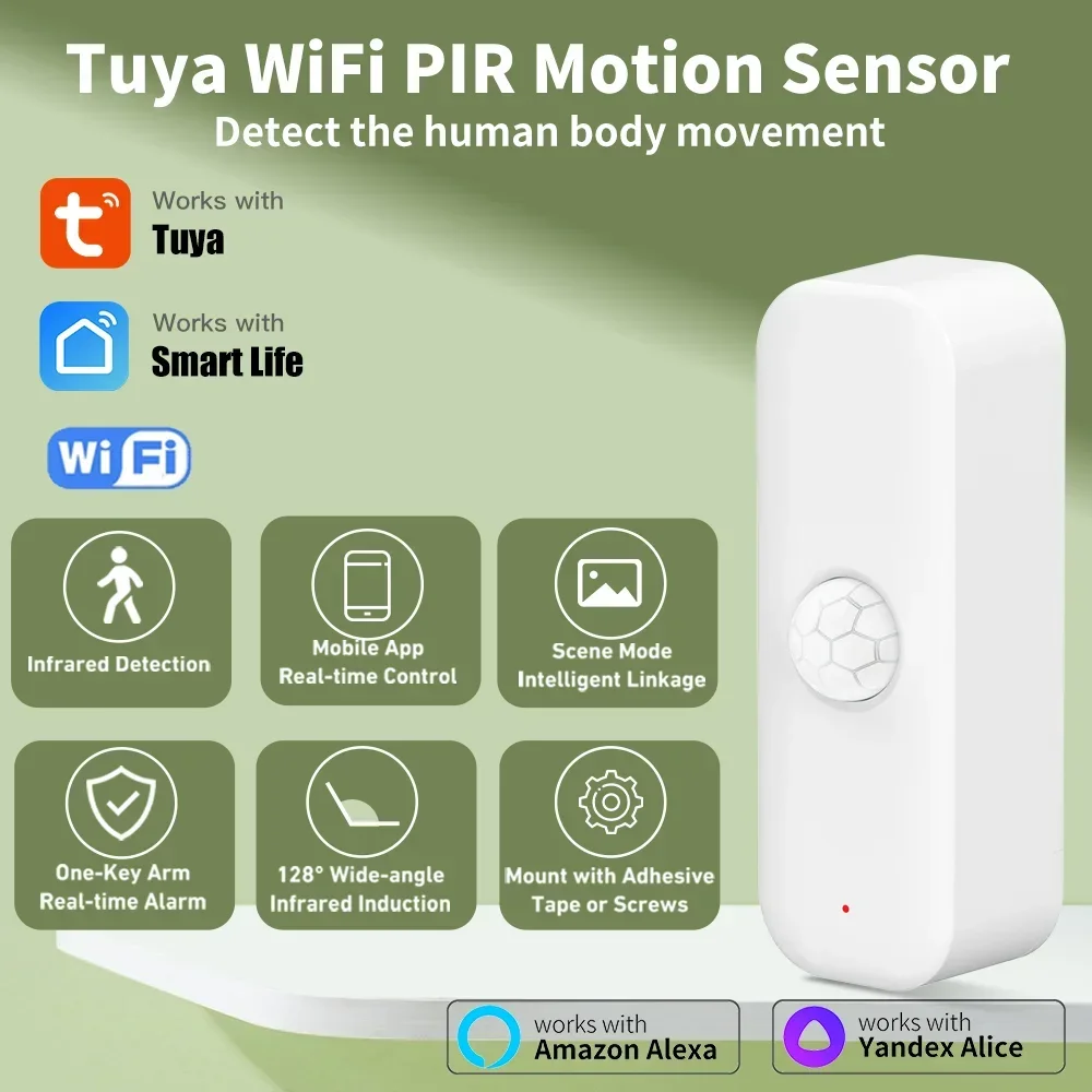 Smart Home Web - Tuya WiFI Hareket Sensörü PIR Akıllı