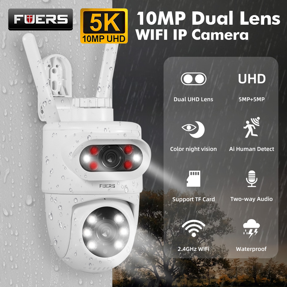 Smart Home Camera Ezviz - FUERS 5K 10MP Çift Lens IP