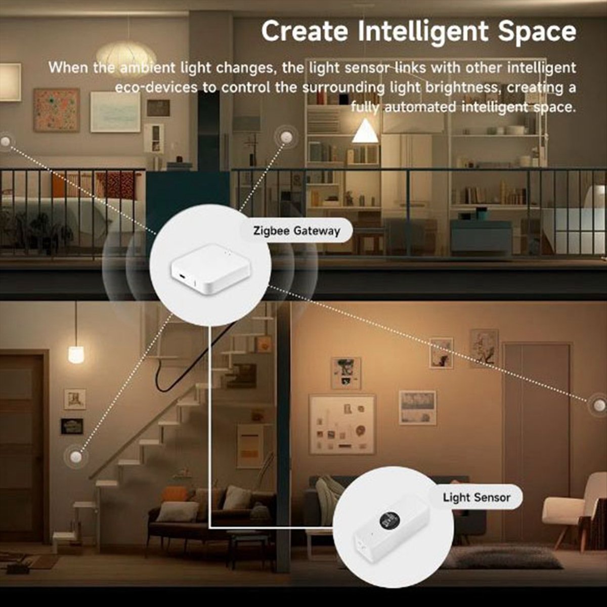 Moda Tuya ZigBee Işık Sensörü  - Smart Home Lighting Control incelemesi ve fiyatı