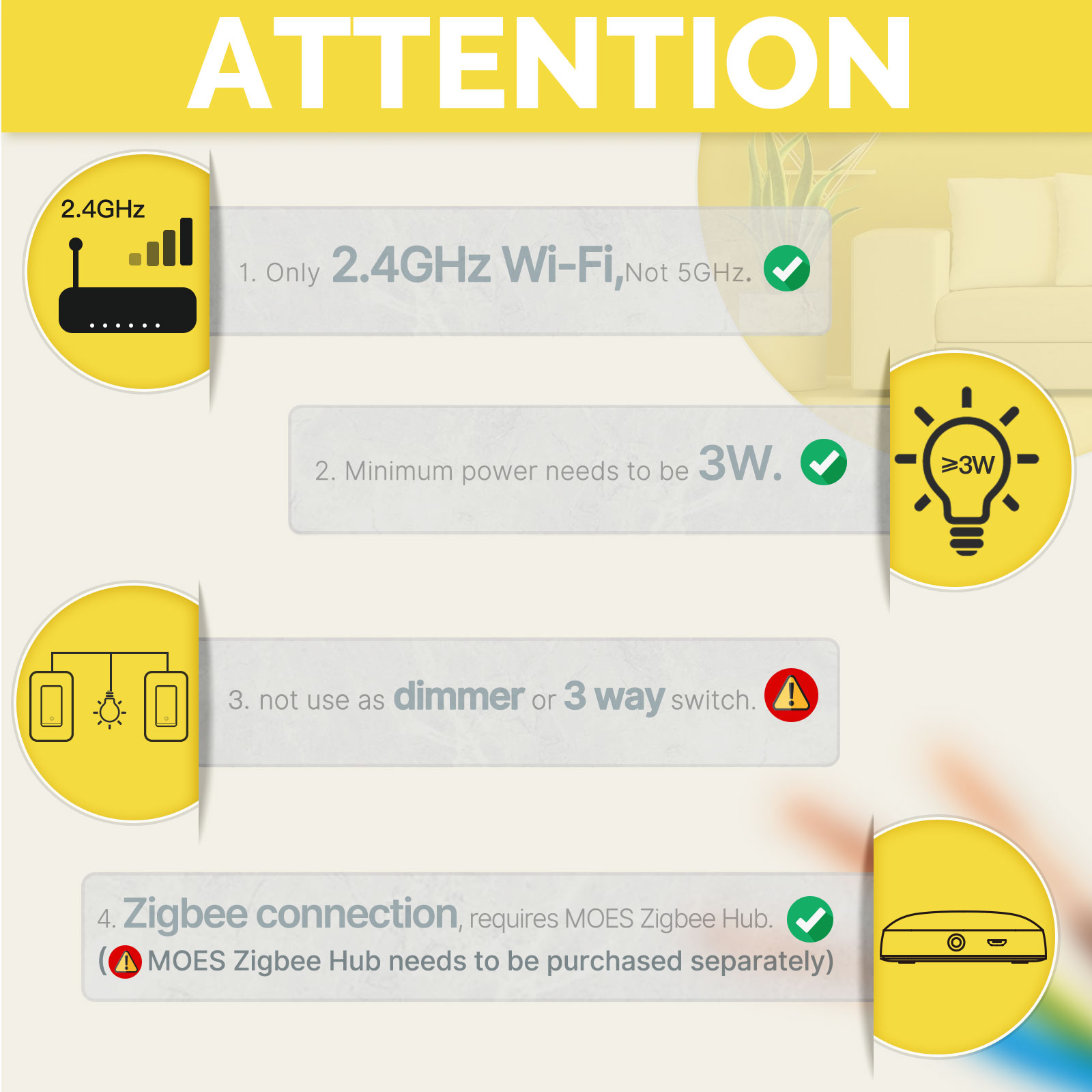 MOES ABD Standardı Zigbee Akıl - Smart Home Lighting Control incelemesi ve fiyatı