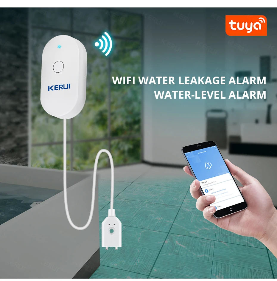KERUI WiFi Su Sensörü Akıllı E - Smart Home Kitchen incelemesi ve fiyatı