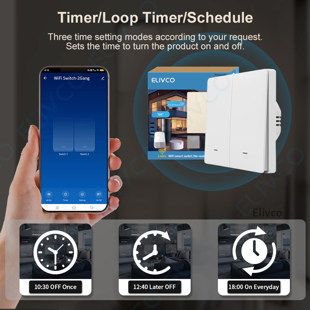 Tuya Wifi Akıllı Anahtar Nötr  - Smart Home Lighting Control incelemesi ve fiyatı