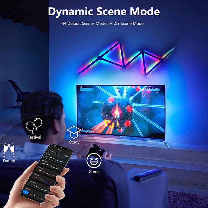 Akıllı RGB Duvar Lambası, Müzi - Smart Home Room incelemesi ve fiyatı
