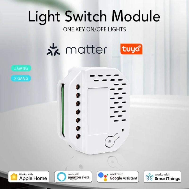 Matter Işık Anahtarı Modülü 2' - Smart Home Matter incelemesi ve fiyatı