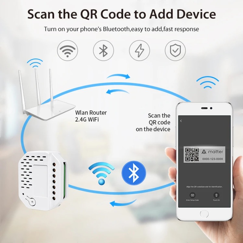Matter Işık Anahtarı Modülü 2' - Smart Home Matter incelemesi ve fiyatı