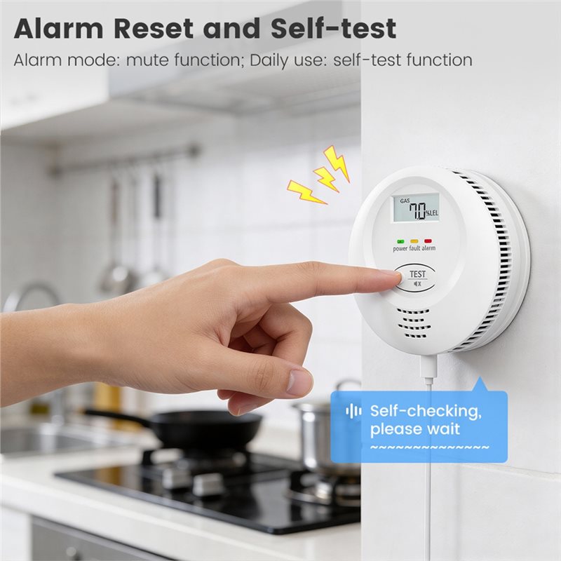 Tuya Akıllı Ev Wifi Gaz Kaçağı - Smart Home Kitchen incelemesi ve fiyatı