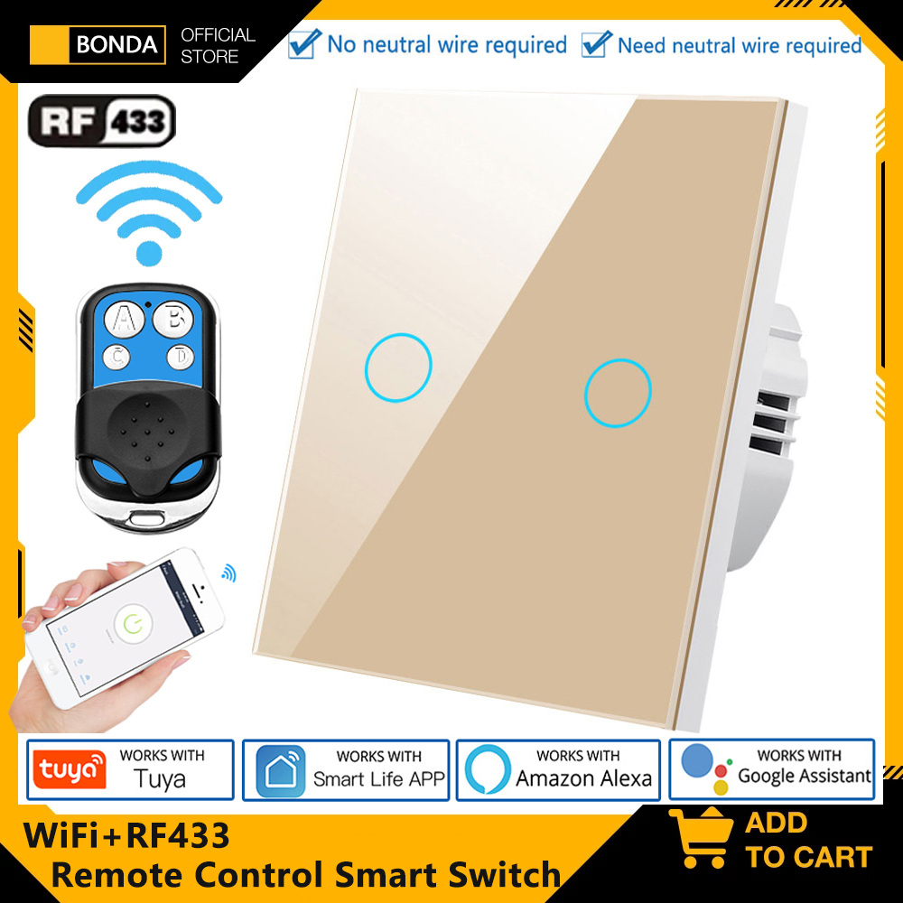 Tuya AB WiFi+RF433 Akıllı Uzak - Smart Home Lighting Control incelemesi ve fiyatı