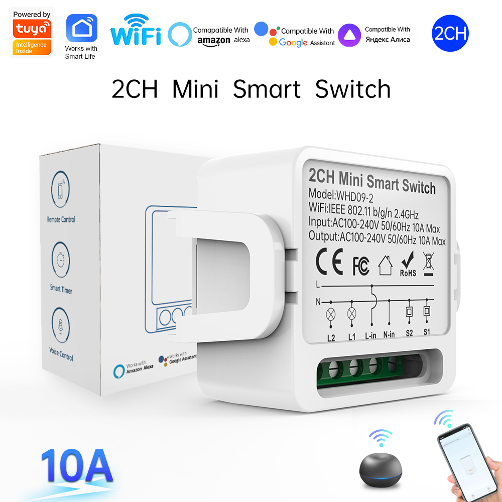2 Yollu Tuya Akıllı Anahtar 2' - Smart Home Lighting Control incelemesi ve fiyatı