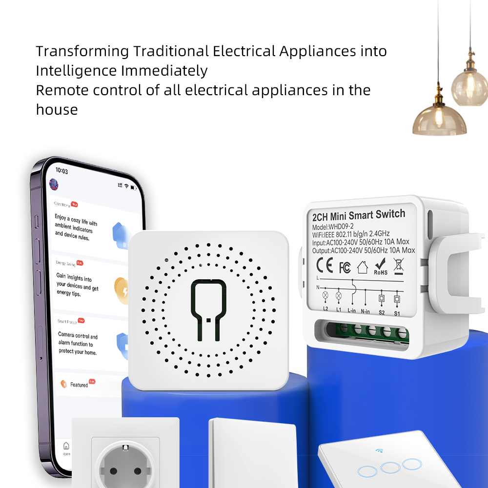 2 Yollu Tuya Akıllı Anahtar 2' - Smart Home Lighting Control incelemesi ve fiyatı