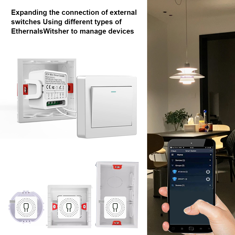 2 Yollu Tuya Akıllı Anahtar 2' - Smart Home Lighting Control incelemesi ve fiyatı