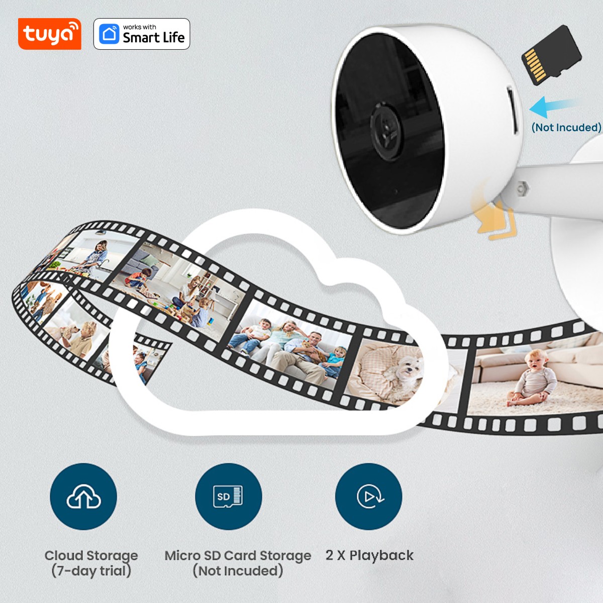 Tuya Smart 2MP HD İç Mekan Ev  - Smart Home Camera Ezviz incelemesi ve fiyatı