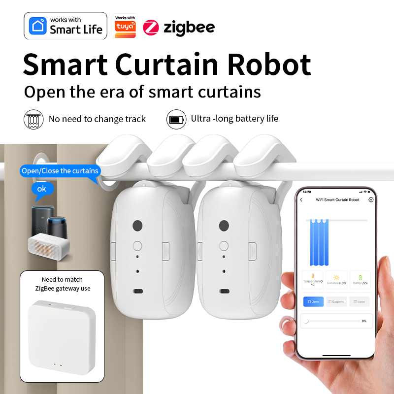 Zigbee Akıllı Perde Sürücü Rob - Smart Home Matter incelemesi ve fiyatı