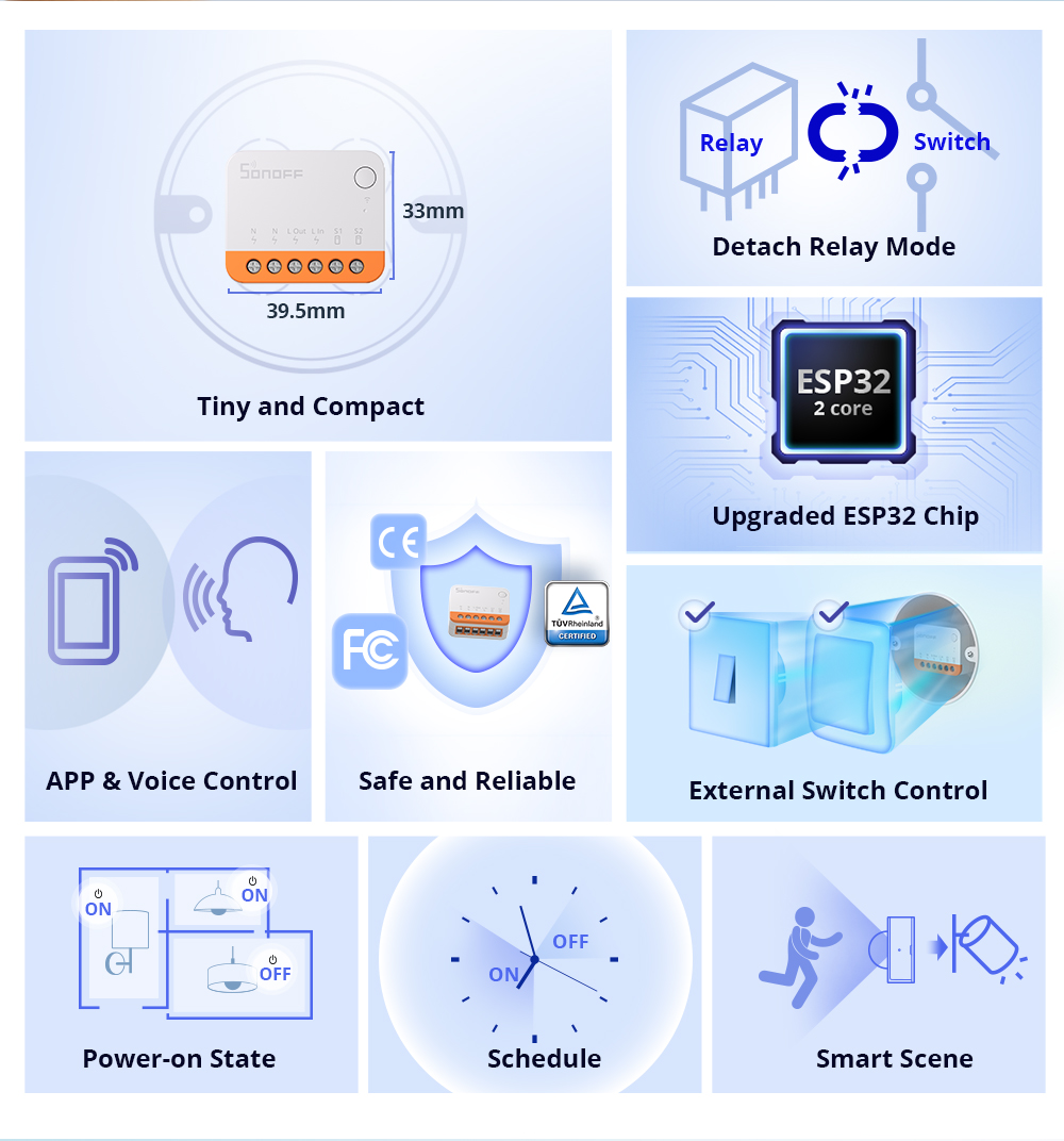 Sonoff Mini R4 Extreme Wifi Ak - Smart Home Web incelemesi ve fiyatı