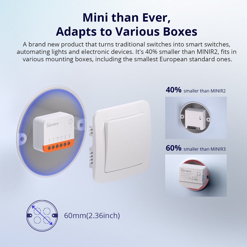 Sonoff Mini R4 Extreme Wifi Ak - Smart Home Web incelemesi ve fiyatı